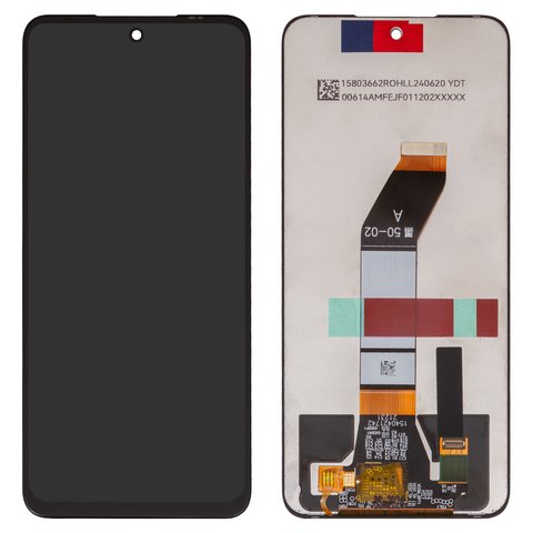 LCD compatible with Xiaomi Redmi 10 2021 , Redmi 10 2022 , black, without frame, Box