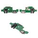 Flat Cable compatible with Tecno Camon 15 (CD7), Camon 15 Air (CD6, CD6S), Spark 5 Pro (KD7), (headphone connector, charge connector, with microphone, Copy, charging board)
