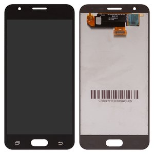 LCD compatible with Samsung G570F DS Galaxy J5 Prime, black, without logo, without frame, Copy 