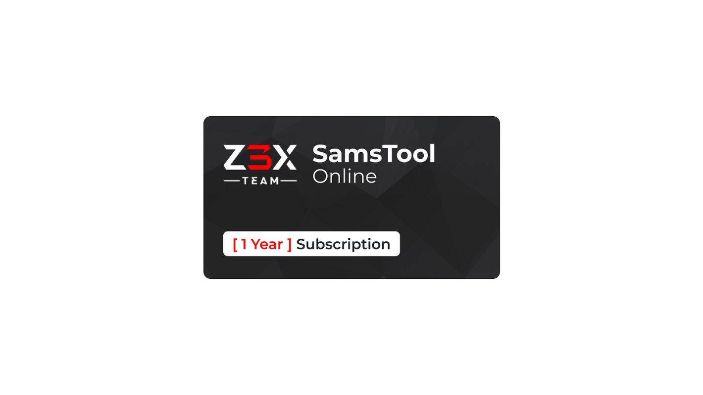 Z3X SamsTool Online 1 Year Subscription (new account) - GsmServer