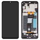 LCD compatible with Samsung A057 Galaxy A05s, (black, with frame, High Copy)