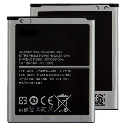 Batería EB L1M7FLU puede usarse con Samsung I8190 Galaxy S3 mini, Li ion, 3.8 V, 1500 mAh