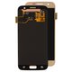 Pantalla LCD puede usarse con Samsung G930 Galaxy S7, dorado, sin marco, Original (PRC), original glass