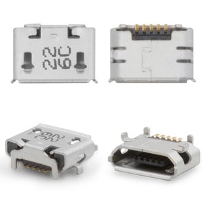 Conector de carga puede usarse con HTC A3333 Wildfire, A9191 Desire HD, G10, G6, G8 , T8585 Touch HD2, T9292 HD7, 5 pin, micro USB tipo B