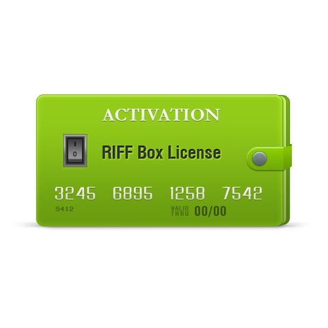 Activación de licencia para RIFF Box