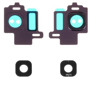 Vidrio de cámara puede usarse con Samsung G950F Galaxy S8, G950FD Galaxy S8, gris, orchid gray