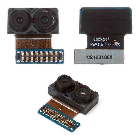 Cámara puede usarse con Samsung A530F Galaxy A8 2018 , A530F DS Galaxy A8 2018 , frontal, dual, 16MP + 8MP
