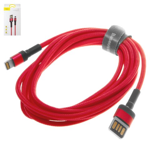 Baseus CALKLF-RV1 Câble Lightning 3 M Or, Noir