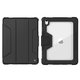 Funda Nillkin Bumper iPad Leather Cover puede usarse con Apple iPad 9.7 2018 (iPad 6), negro, transparente, resistente a golpes, libro, con estampado, plástico, A1823/A1822/A1954/A1893, #6902048171206