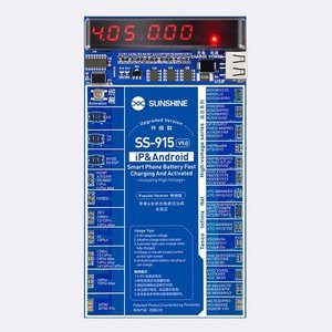 Cable para activar batería Sunshine SS 915 V9.0, circuito de activación de batería, iphone 6 15 pro max samsung huawei xiaomi