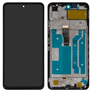 Pantalla LCD puede usarse con Huawei Honor 10X Lite, P Smart 2021 , negro, con marco, original vidrio reemplazado , PPA LX2