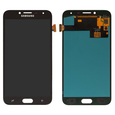 Pantalla LCD puede usarse con Samsung J400 Galaxy J4 2018 , negro, sin marco, High Copy, con borde ancho, OLED 