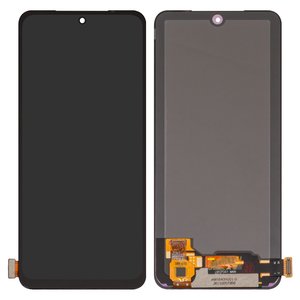 Pantalla LCD puede usarse con Xiaomi Poco M5s, Redmi Note 10, Redmi Note 10S, negro, sin marco, High Copy, OLED , M2101K7AI, M2101K7AG