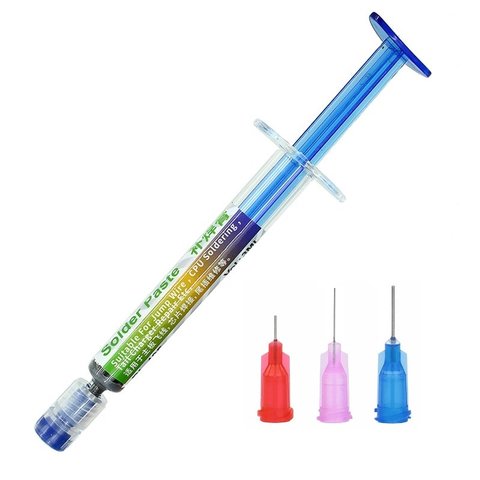 Pasta BGA RELIFE RL 405, 3 ml, 138 °C, para soldadura sin plomo