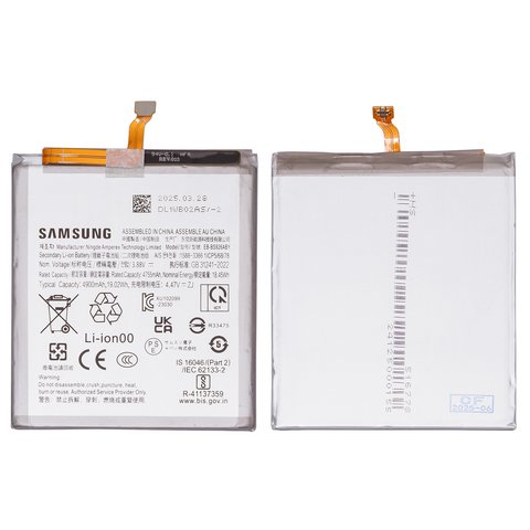 Batería EB BS926ABY puede usarse con Samsung S926 Galaxy S24 Plus, Li ion, 3.88 V, 4900 mAh, Original PRC 