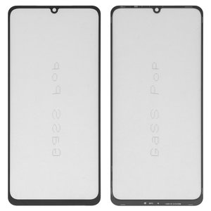 Vidrio de carcasa G+OCA PRO puede usarse con Samsung A065 Galaxy A06, con película OCA, negro