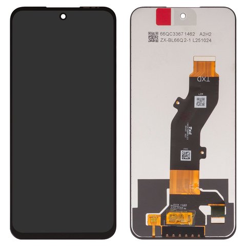 Pantalla LCD puede usarse con Infinix Hot 50 5G X6720 , Hot 50i X6531 , Smart 9 X6532 , Smart 9 HD X6532C , negro, sin marco, Original PRC 