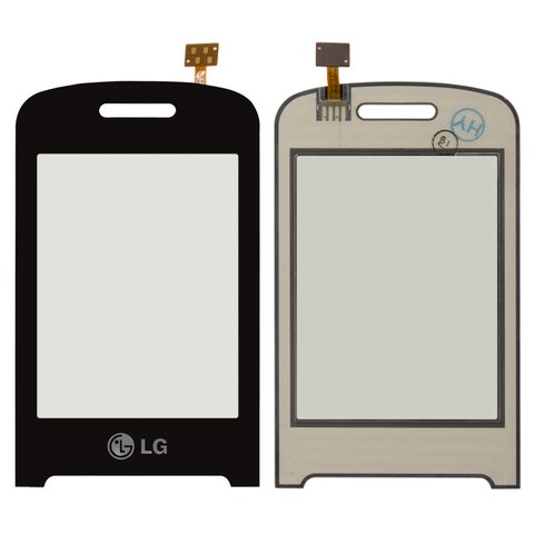 Сенсорный экран для LG T315, черный