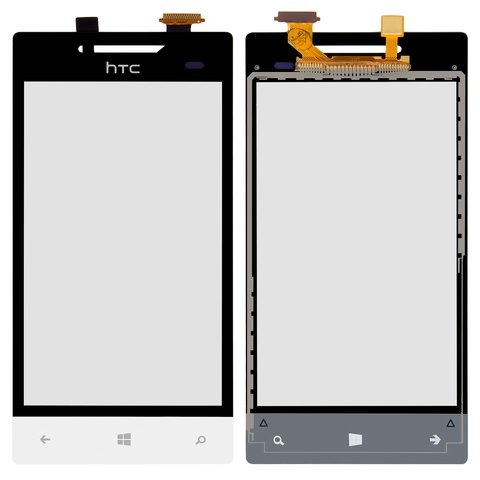 Сенсорний екран для HTC A620e Windows Phone 8S, білий