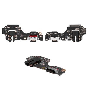 Шлейф для Motorola Moto G32, коннектора наушников, коннектора зарядки, с микрофоном, High Copy, плата зарядки