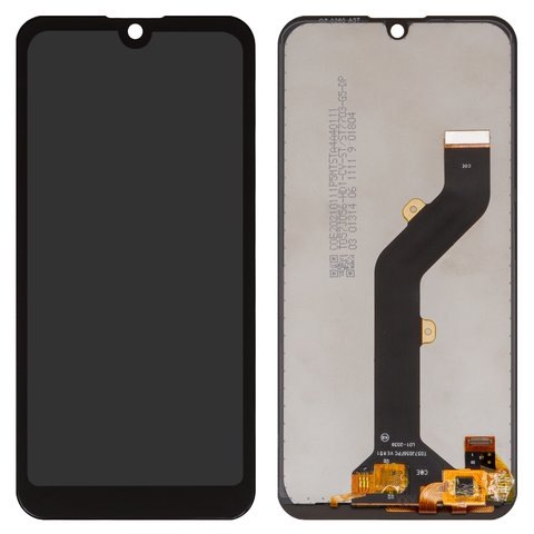 Дисплей для Tecno Pop 5S, черный, без рамки, High Copy
