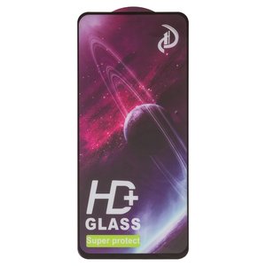 Захисне скло All Spares для Oppo A60, сумісне з чохлом, Full Glue, чорний