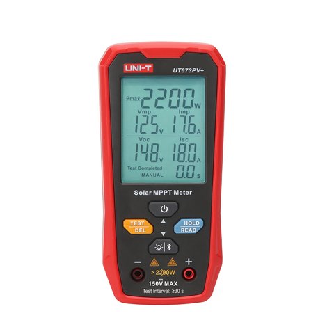 Тестер параметрів сонячних панелей UNI T UT673PV+