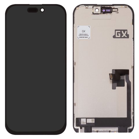 Дисплей для iPhone 16 Pro, черный, с рамкой, AAA, TFT , GX In Cell