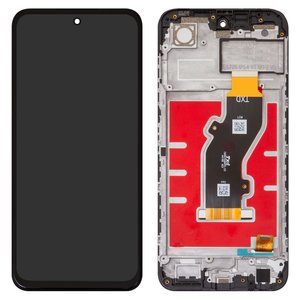 Дисплей для ZTE Blade V70, Nubia V70, чорний, з рамкою, High Copy, TXDI670QBAPX 23
