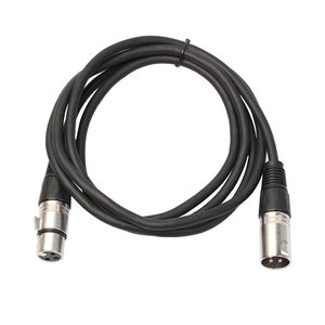 Соединительный 3-контактный кабель для передачи данных по DMX512-протоколу, male+female-разъем Соединительный 3-контактный кабель для передачи данных по DMX512-протоколу, male+female-разъем